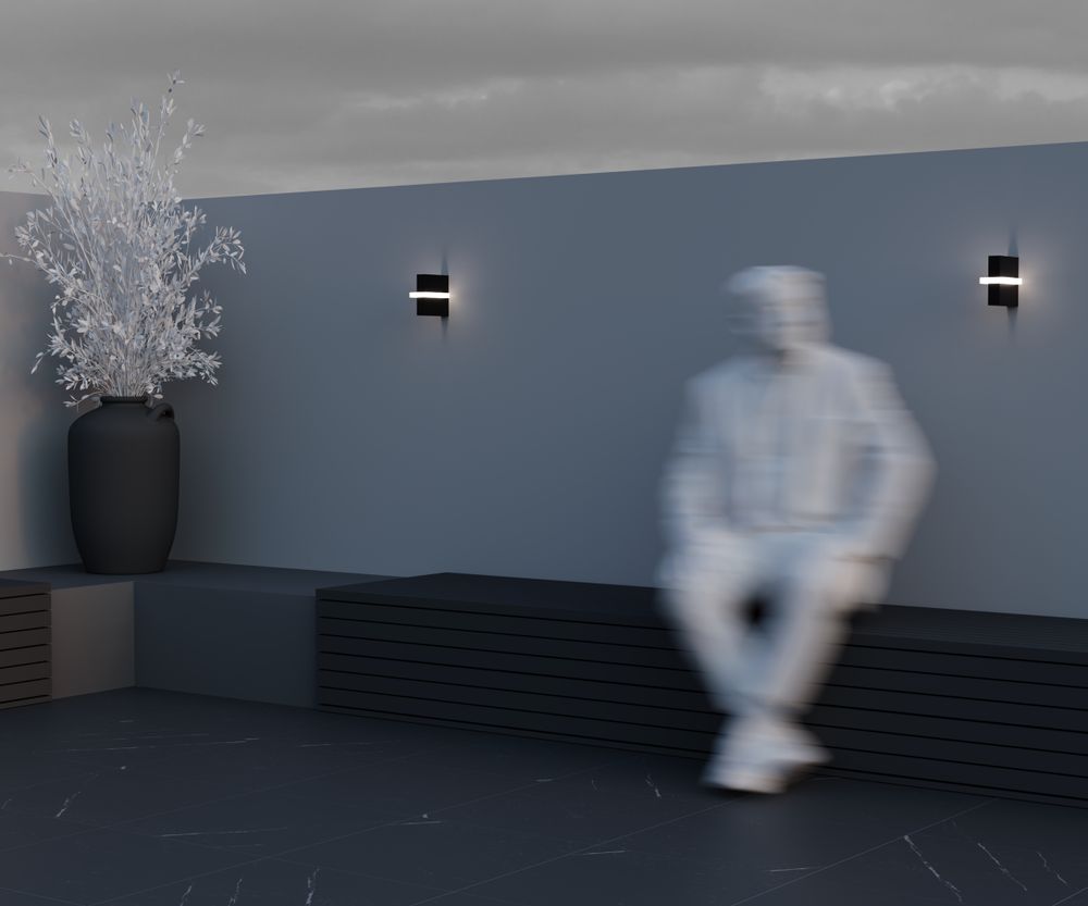 Уличный настенный светодиодный светильник Maytoni   O484WL-L6GF3K