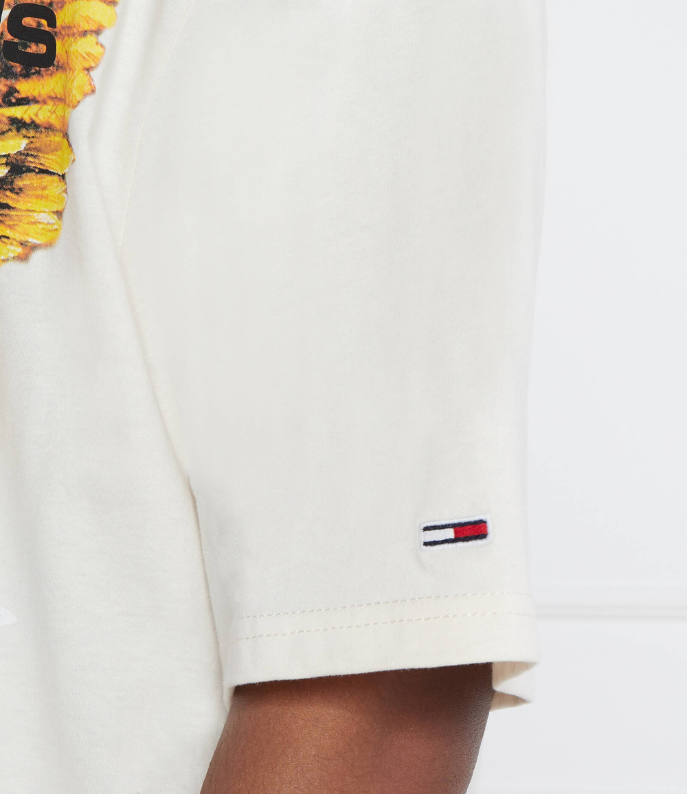 Футболка Tommy Jeans - кремовый (DM0DM17737)