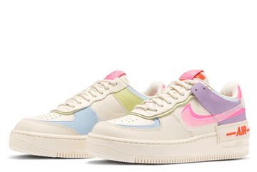 Кроссовки Nike Air Force 1 Shadow Double Swoosh Sail Pink Purple