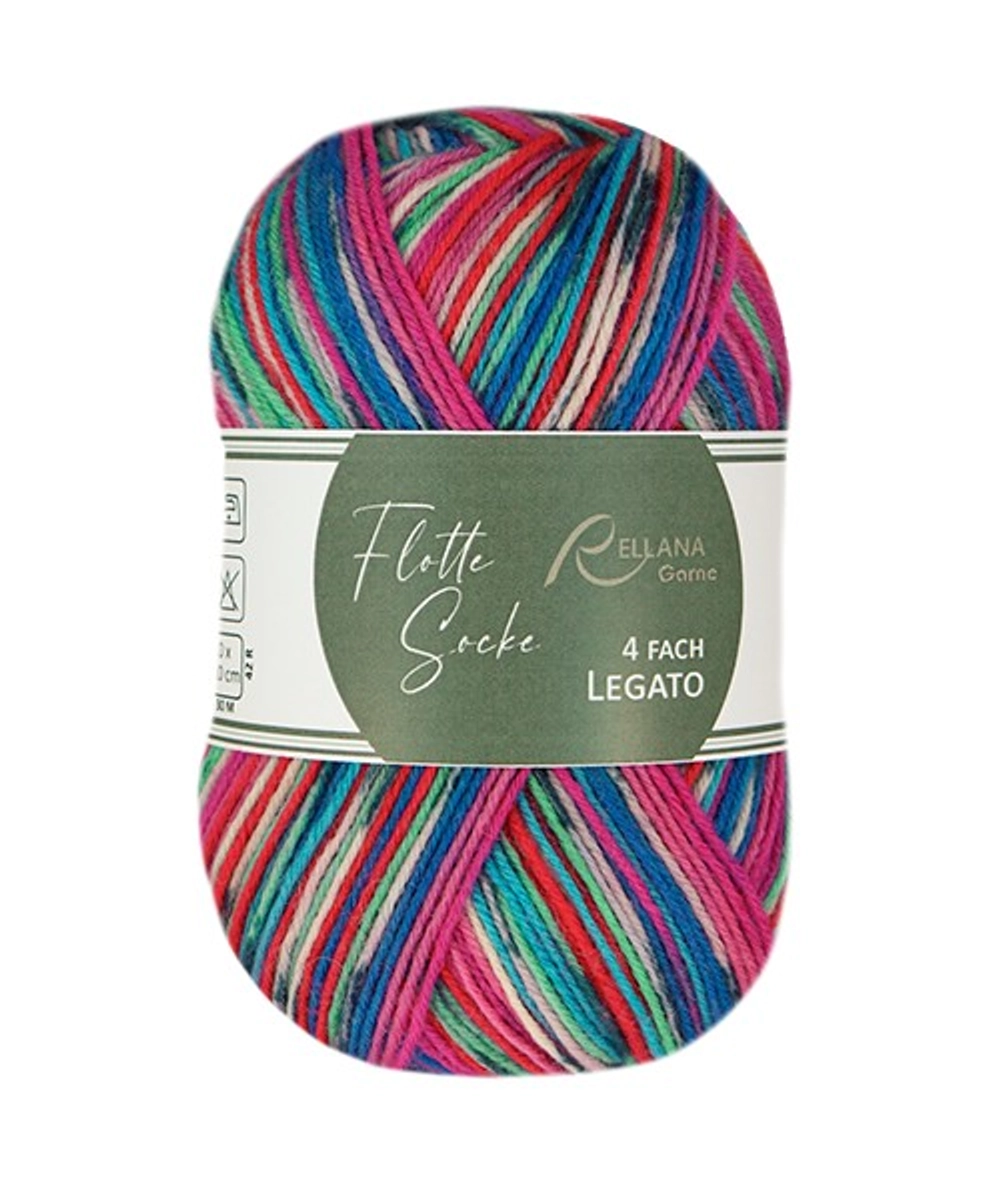 Пряжа Rellana Flotte Socke 4f. Legato (3060)