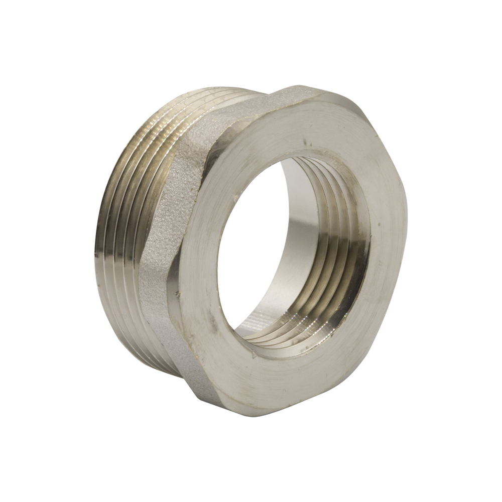 Футорка 1 1/2'' - 1 1/4'' нар/вн никель