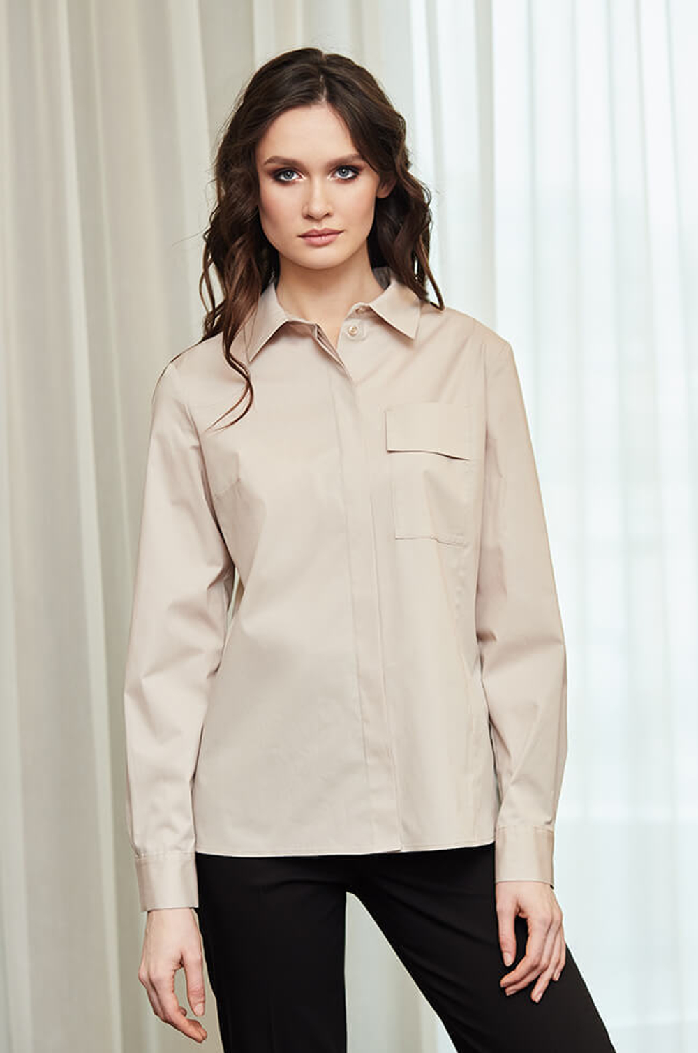 22355 Блузка женская (бежевый)