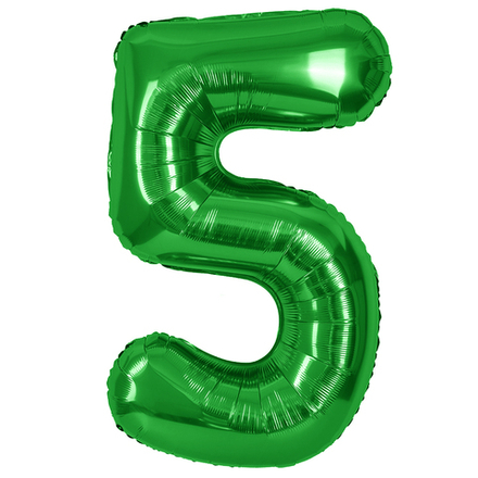 Цифра 5 Зеленый 40" д76