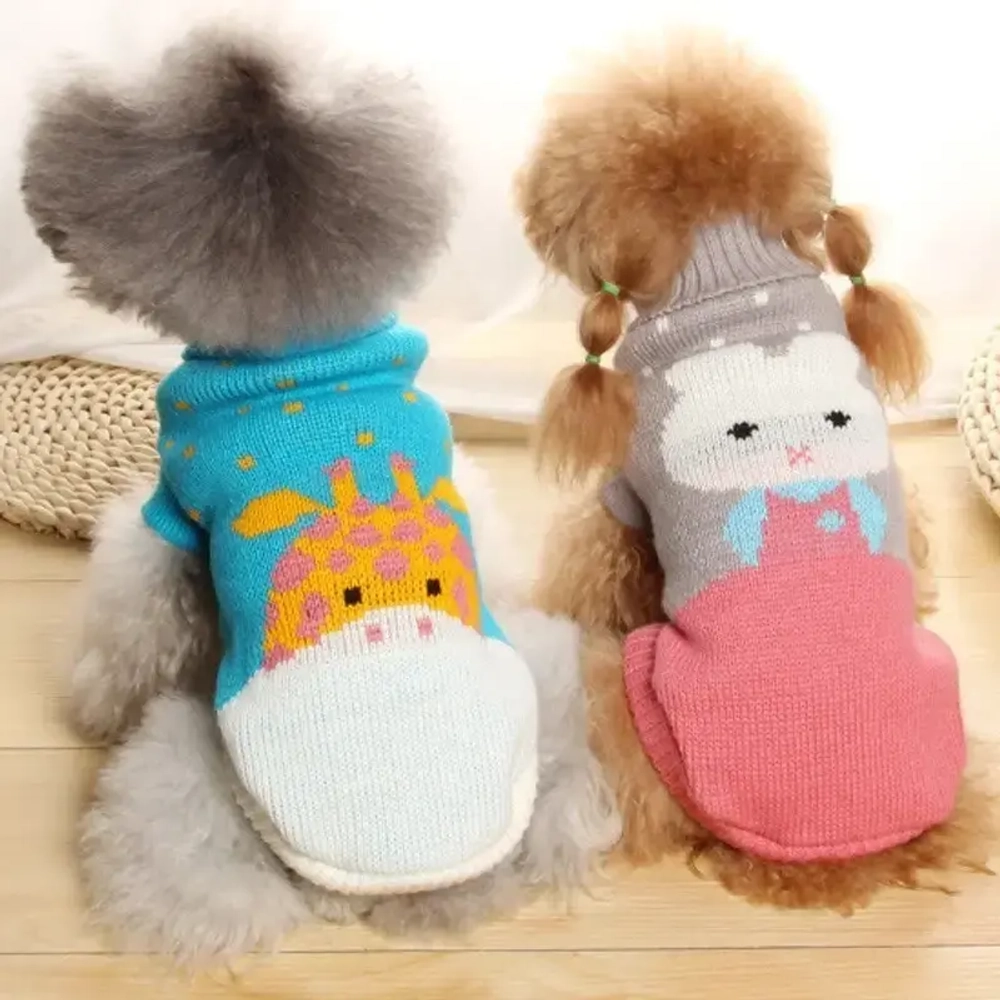 Кофта - свитер для мелких пород собак и кошек «BRO Style», цвет голубой, р L