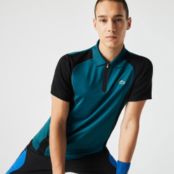 Мужское теннисное поло Lacoste Polo Men - Petrol, Black