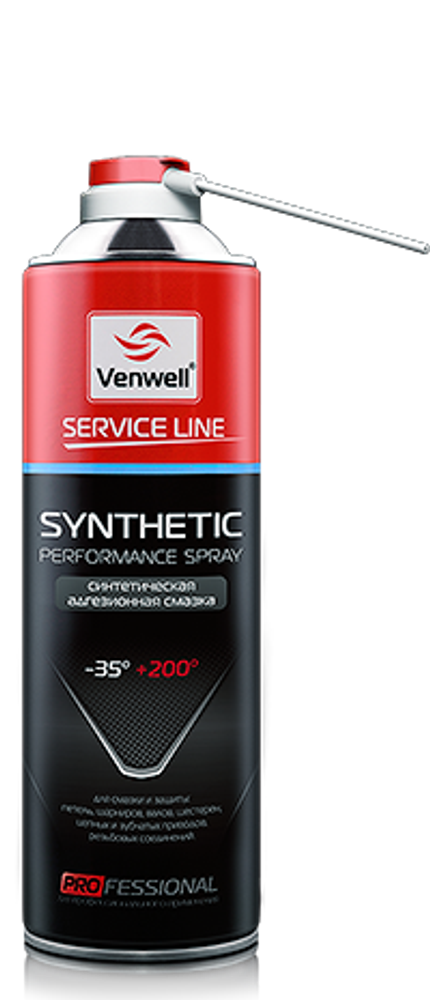 VW-SL-019RU Venwell Синтетическая адгезионная смазка Synthetic Performance Spray 500 мл (аэрозоль)