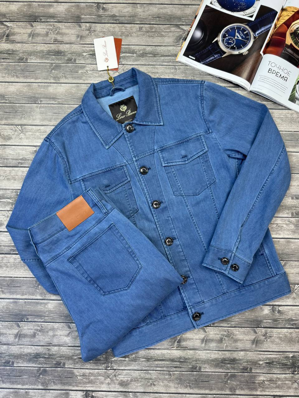 Джинсовый костюм Loro Piana, арт. 481040020