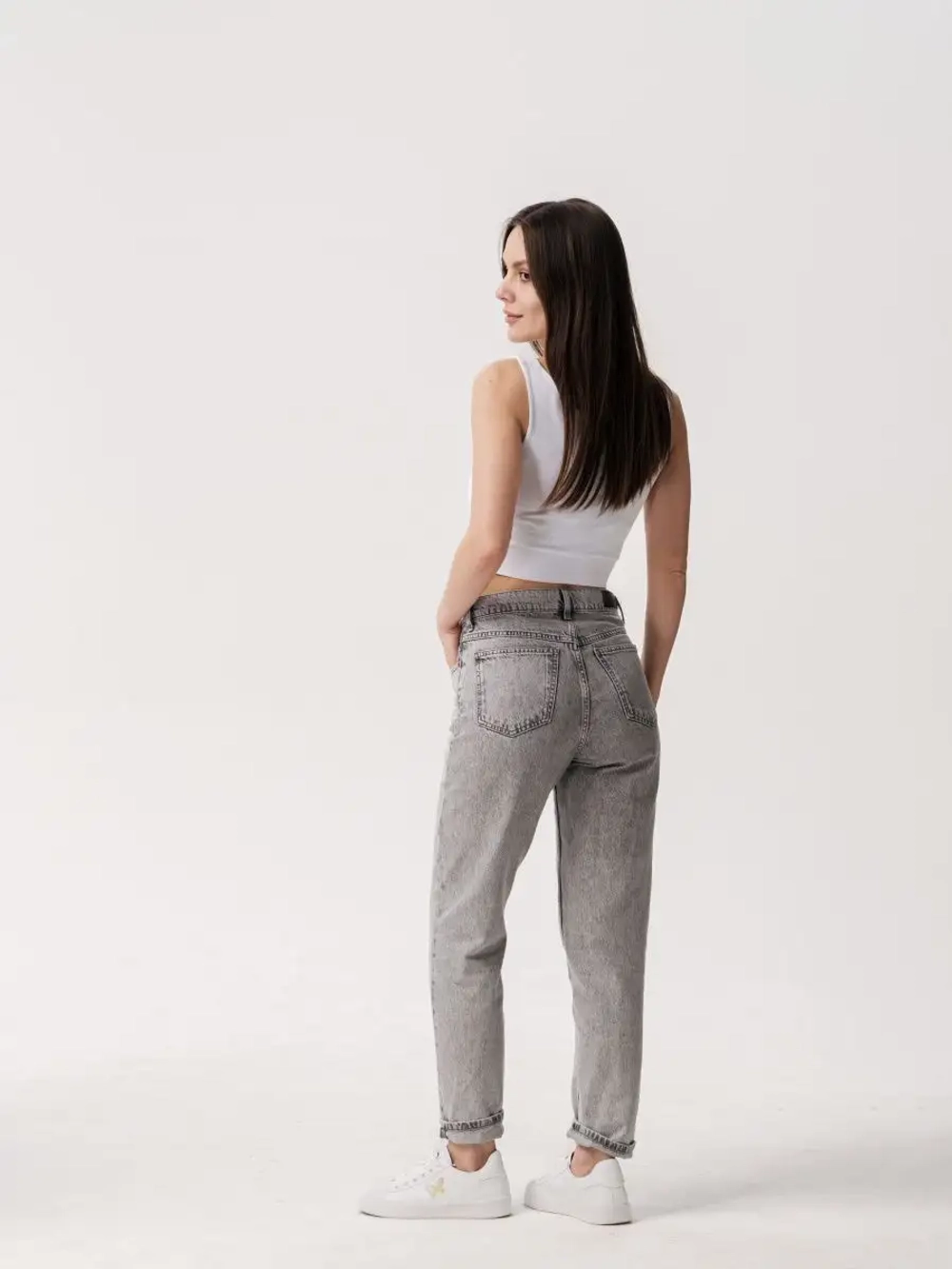 Двойной кроп топ укороченный под пиджак базовый