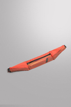 ZARA СПОРТИВНАЯ ПОЯСНАЯ СУМКА ИЗ ТЕХНИЧЕСКОЙ ТКАНИ, ОРАНЖЕВЫЙ