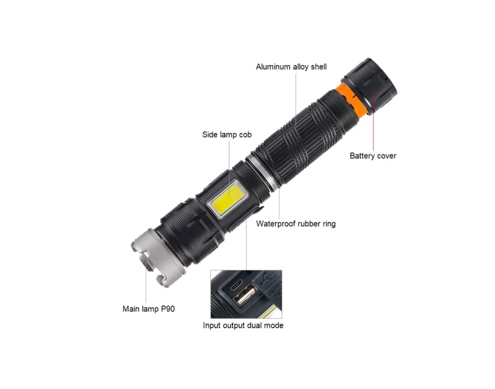 Фонарь Огонь H-845-P100