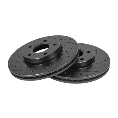 Диск тормозной GANZ передний перфорированный PRO-Line с покрытием (комплект - 2 шт) FORD Focus 2 / VOLVO Арт.: GIJ10094S