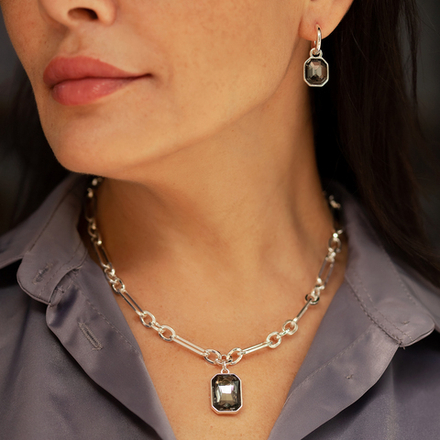 Колье Fiore Luna Silver Night LN6092 S