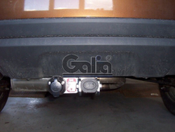 Фаркоп оцинкованный Galia D041C для Renault Duster 2010-2015, 2015-2019 2WD/4WD, Nissan Terrano 2014-(паспорт и сертификат в комплекте)(без электрики)