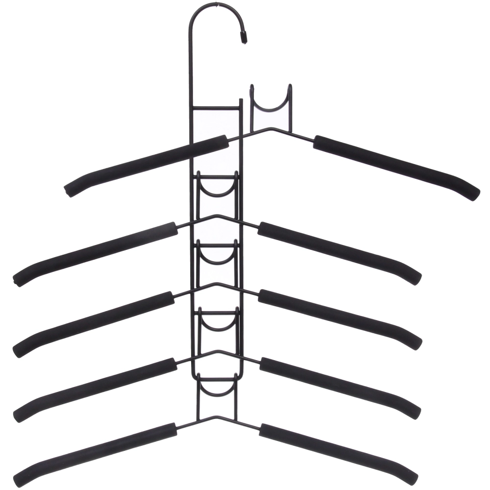 Вешалка многофунциональная «ИДЕЯДОМА», цвет металл, 5 отд, 37*41см (Лейбл Селфи)