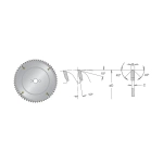 Пила по ДСП и МДФ D216x30x2,8 Z60 DIMAR 90106146