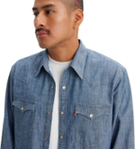 Рубашка джинсовая Levis BARSTOW WESTERN STANDARD синий