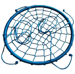 Качели гнездо Капризун диаметр 100 см голубой