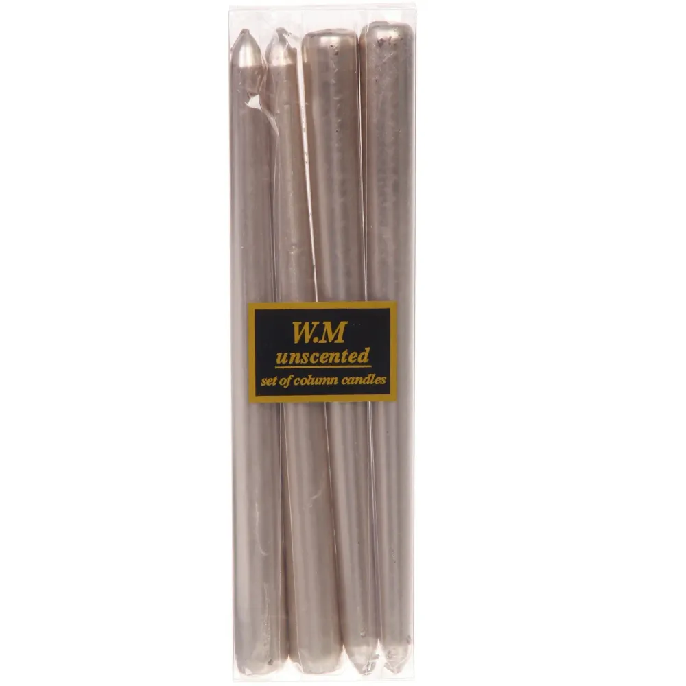 Свеча «Эдем» (набор 4 шт) 2*25 см, Розовое золото Свеча «Эдем» (набор 4 шт) 2*25 см, Розовое золото