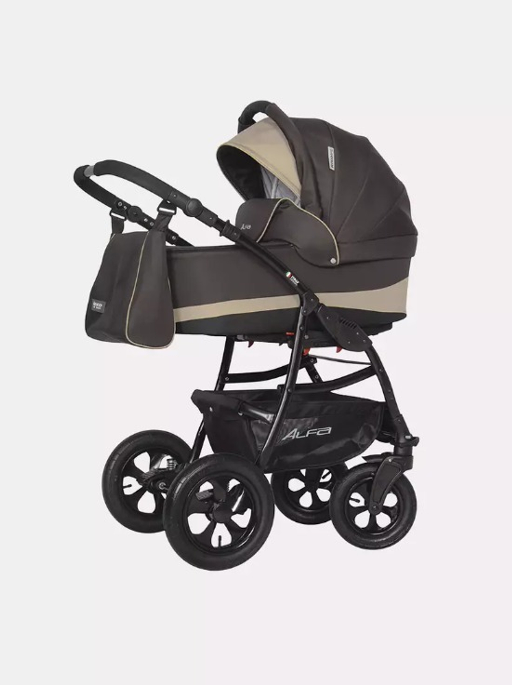 Коляска 3 в 1 Riko Basic Alfa