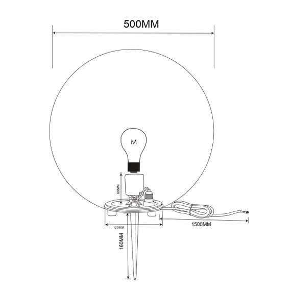 Уличный светильник Maytoni Erda O594FL-01W1