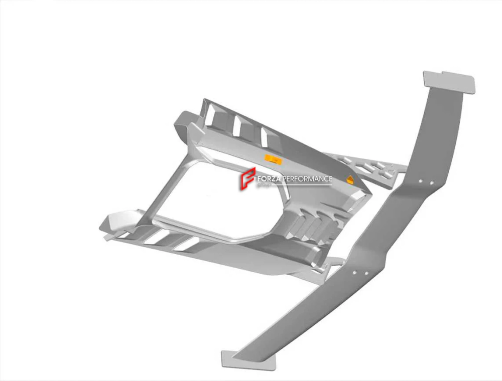 Карбоновая крышка двигателя со спойлером для LAMBORGHINI REVUELTO 2023+ Ламборгини