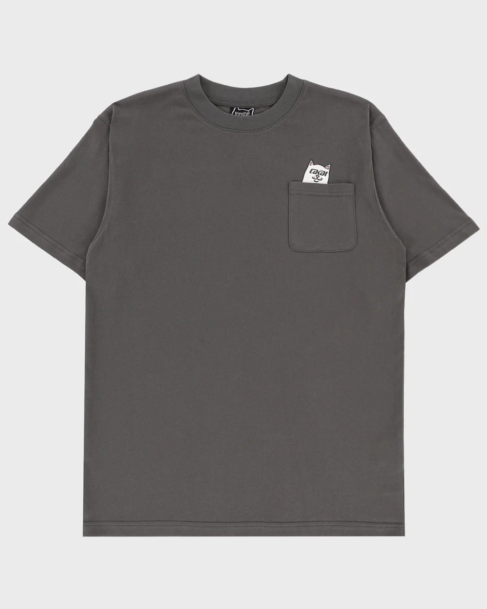 Футболка LAKAI X RIPNDIP Lord Nerm Pocket Tee Dark Grey