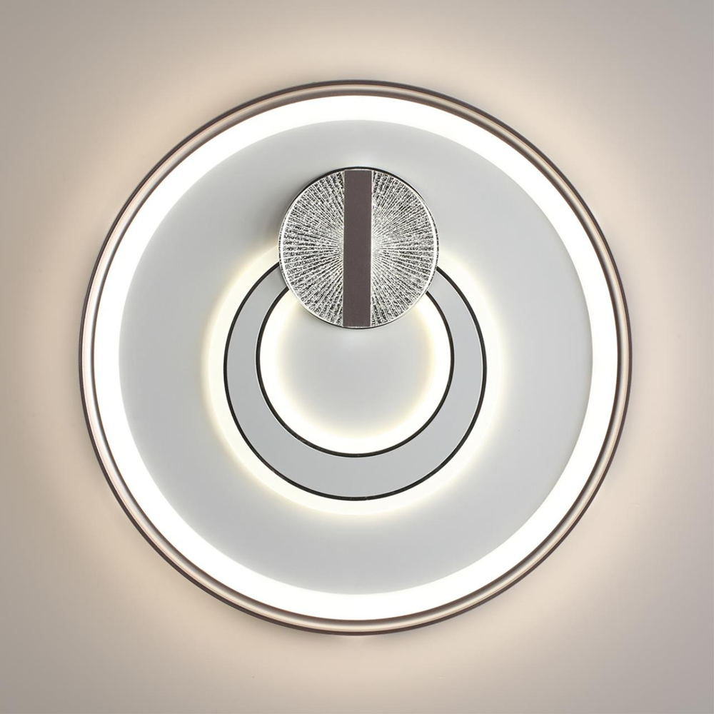 7787/85L PIKO LED SN 607 Светильник металл/белый/бронза LED 85Вт 3000-6500K D495 IP20 пульт ДУ GEMINI