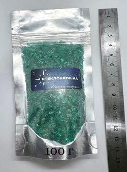 Стеклянная крошка Изумрудная фракция 2