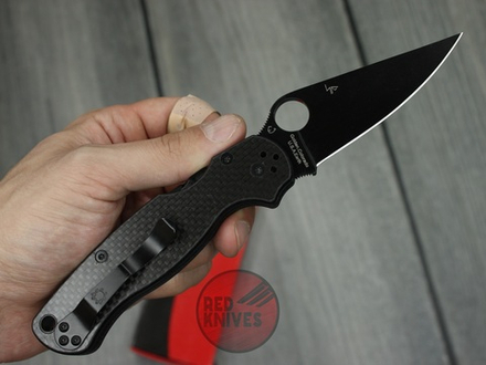 Нож Spyderco Paramilitary 2 Carbon Black C81CFBKP2