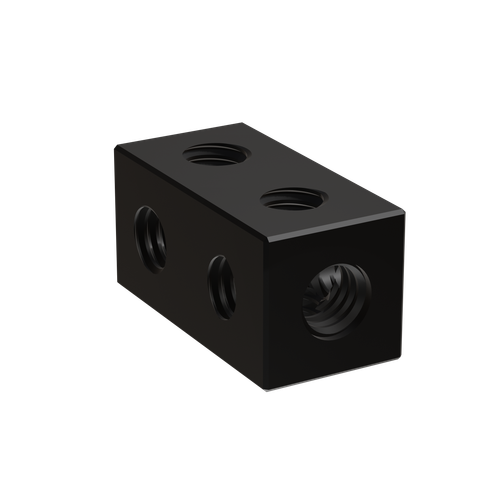 2 Hole Threaded Square Beam
