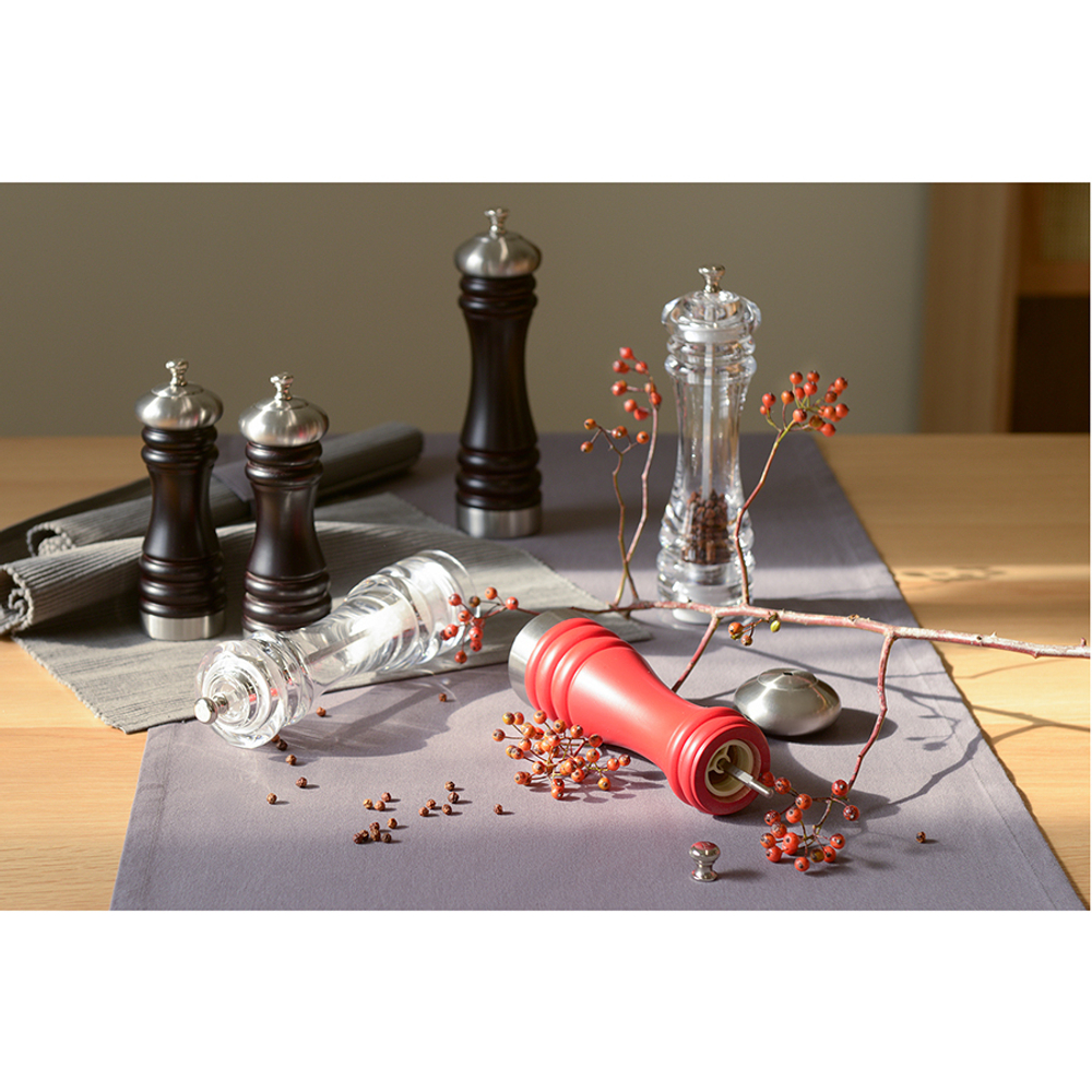 Мельница для соли 20см Smart Solutions красная матовая