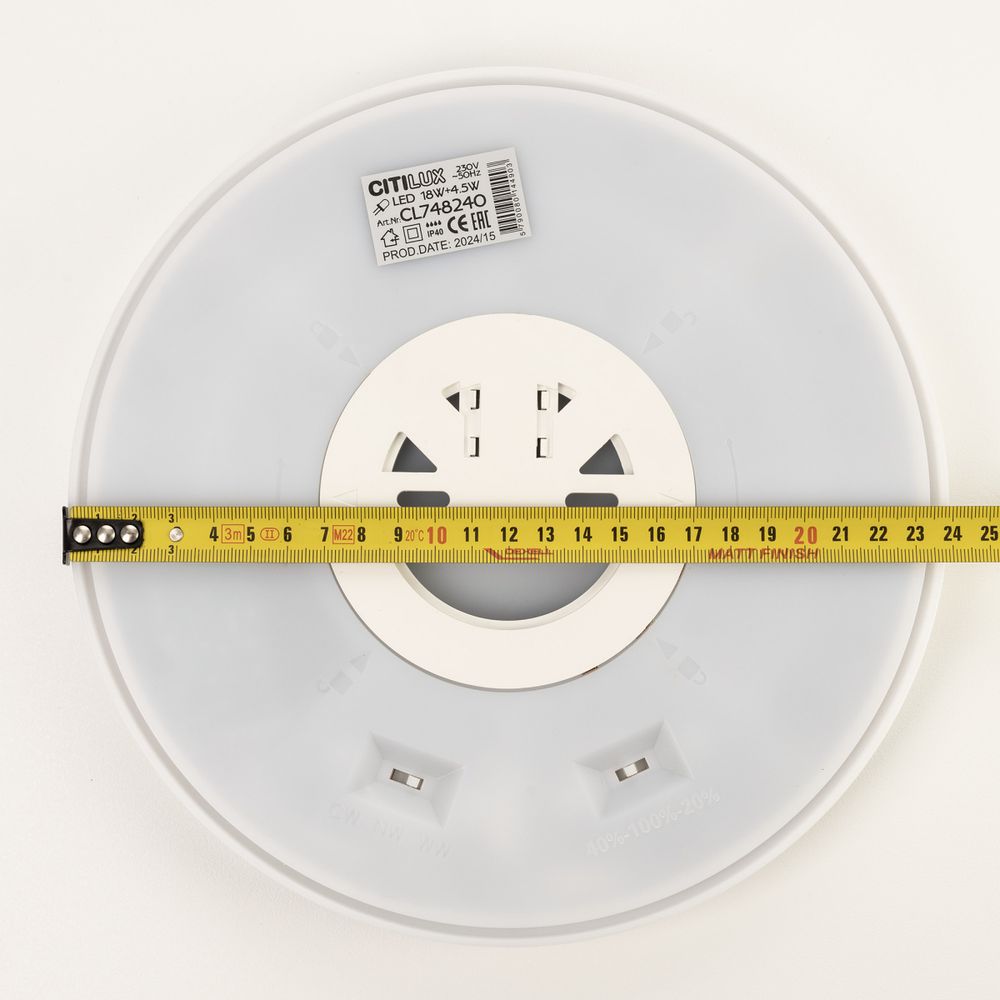 Citilux NORMA CL748240 LED Светильник с подсветкой Белый