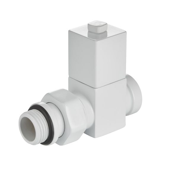 Набор дизайн-вентилей Royal Thermo CUBE, прямой (белый) 1/2quot; купить в Москве и Московской области по низкой цене с доставкой по России — (2) Набор дизайн-вентилей Royal Thermo CUBE, прямой (белый) 1/2quot; — (2)