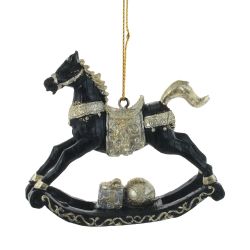 GAEM Украшение новогоднее "Лошадка-качалка", L8,5 W2 H7 см, 2в.