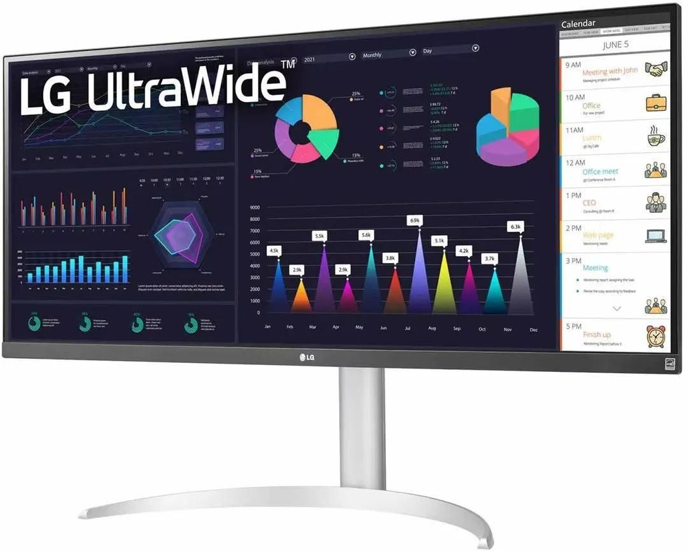 Монитор 34" LG 34WQ650-W