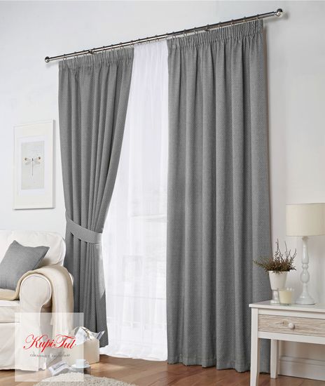 Комплект штор Тоскана (серый)