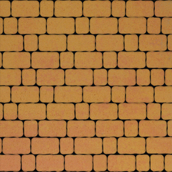 Тротуарная плитка Арена - Листопад гладкий Сахара, комплект из 2 видов плит