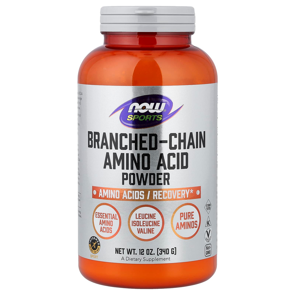 NOW Foods, Sports, аминокислотный порошок с разветвленной цепью, 12 унций (340 г)