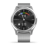Часы для фитнеса Garmin vivomove Luxe, серебристый, 010-02241-23