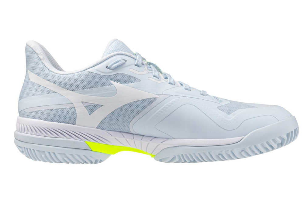 Женские теннисные кроссовки Mizuno Wave Exceed Court CC - ice water/light yellow/anc