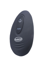 Черный стимулятор простаты Rimming Hero - 16,8 см.