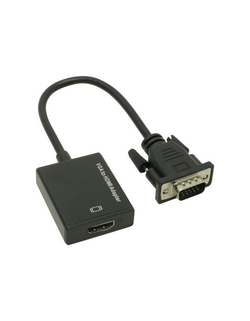 Espada Конвертер VGA + 3,5mm audio jack to HDMI, HCV0201 (44083)