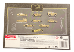 Hot Wheels FAO Schwarz Gold Series 8-pack (2022)