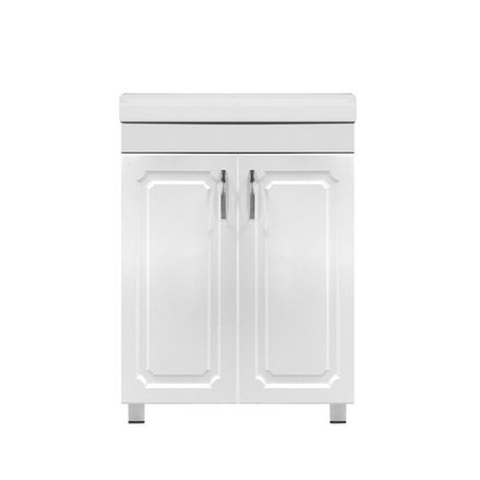 Тумба Енисей Классик Breeze 60, напольная, 2 двери, белая