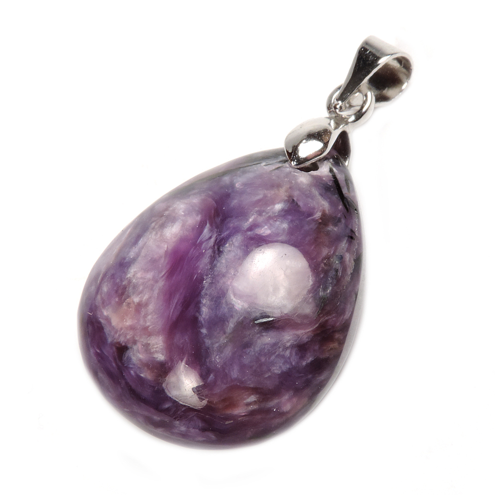 Кулон "Капля №5" чароит