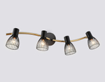 TR8662/4 BK/GD черный/золото E14/4 max 60W 760*100*170