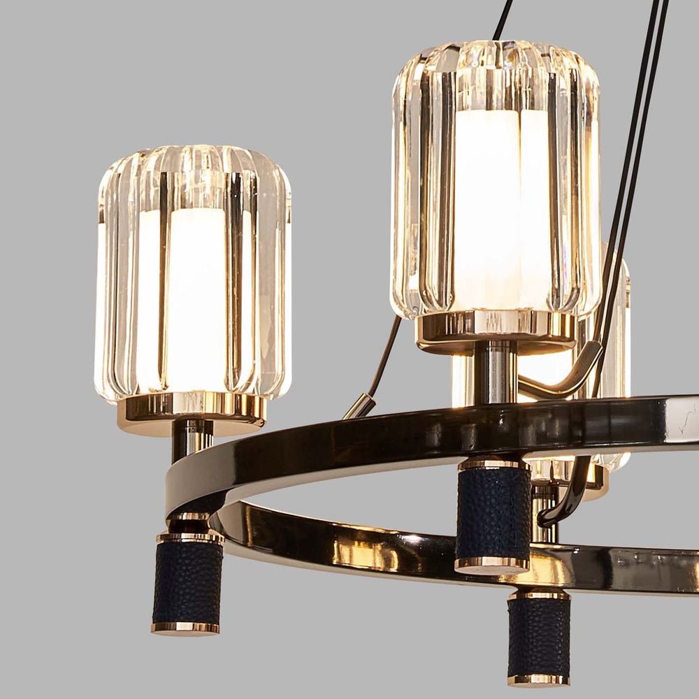 Люстра P0738-6A gold/black