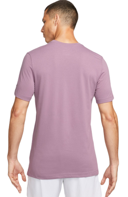 Мужская теннисная футболка Nike Dri-Fit Rafa Tennis T-Shirt - violet dust