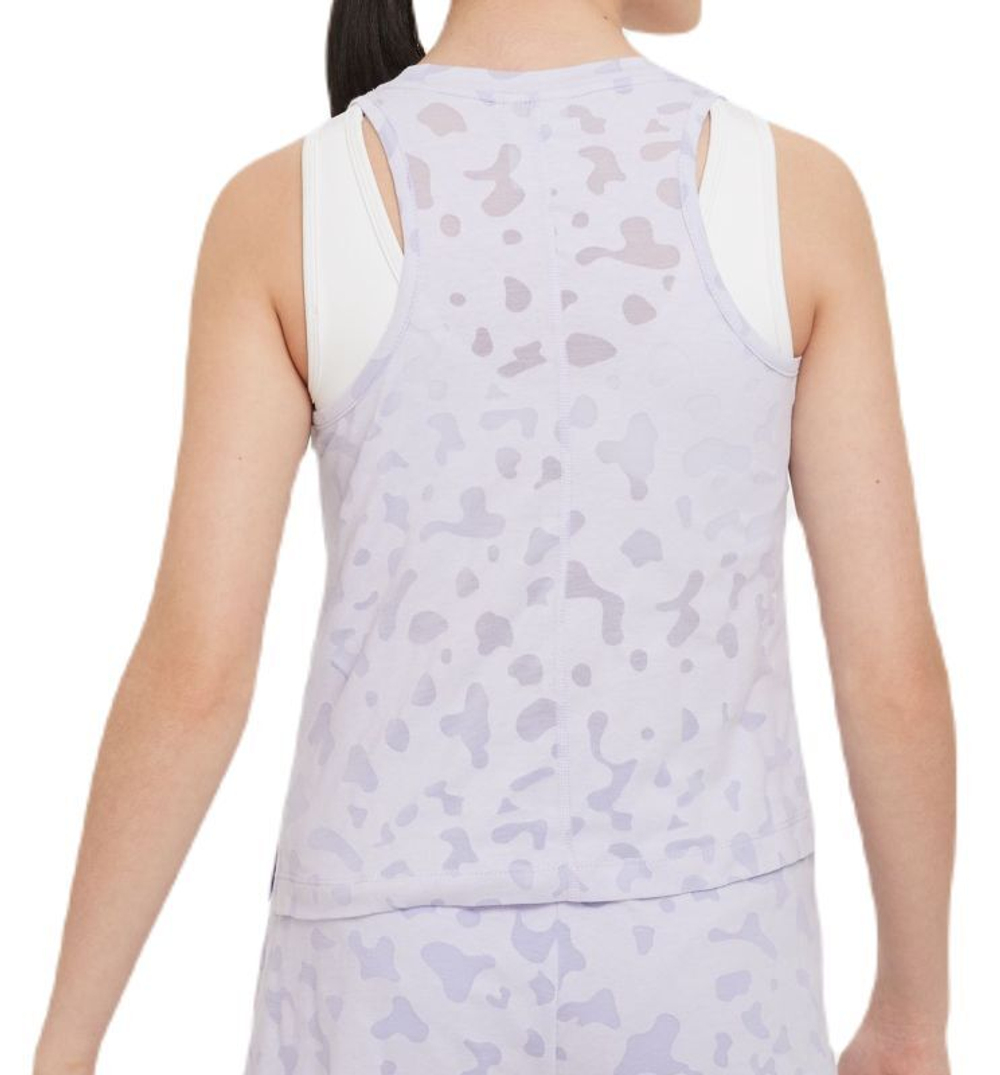 Футболка для девочки Nike Dri-Fit One Tank - oxygen purple/indio haze
