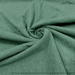 Вареный (стираный) хлопок, цв.Зелено-серый меланж (17-0220) | ш.250 см | 145 г/м² | хлопок-100%